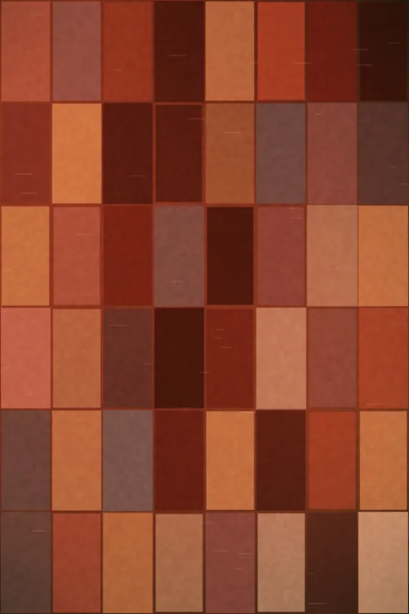 Sugárút pillanata - melankolikus hangulatú absztrakt festmény, tüzes vörös és narancs színvilággal, strukturált festmény 100 x 150 cm